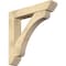Ekena Millwork Legacy Slat Rough Sawn Bracket w/ Offset Brace, Douglas Fir, 8"W x 42"D x 42"H BKT0806X42X42LEC06RDF - alternate 1